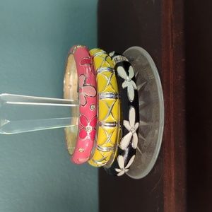 3 bangle bracelets!